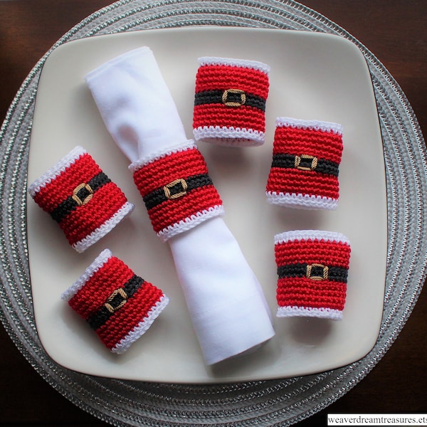 Crochet Napkin Rings Etsy