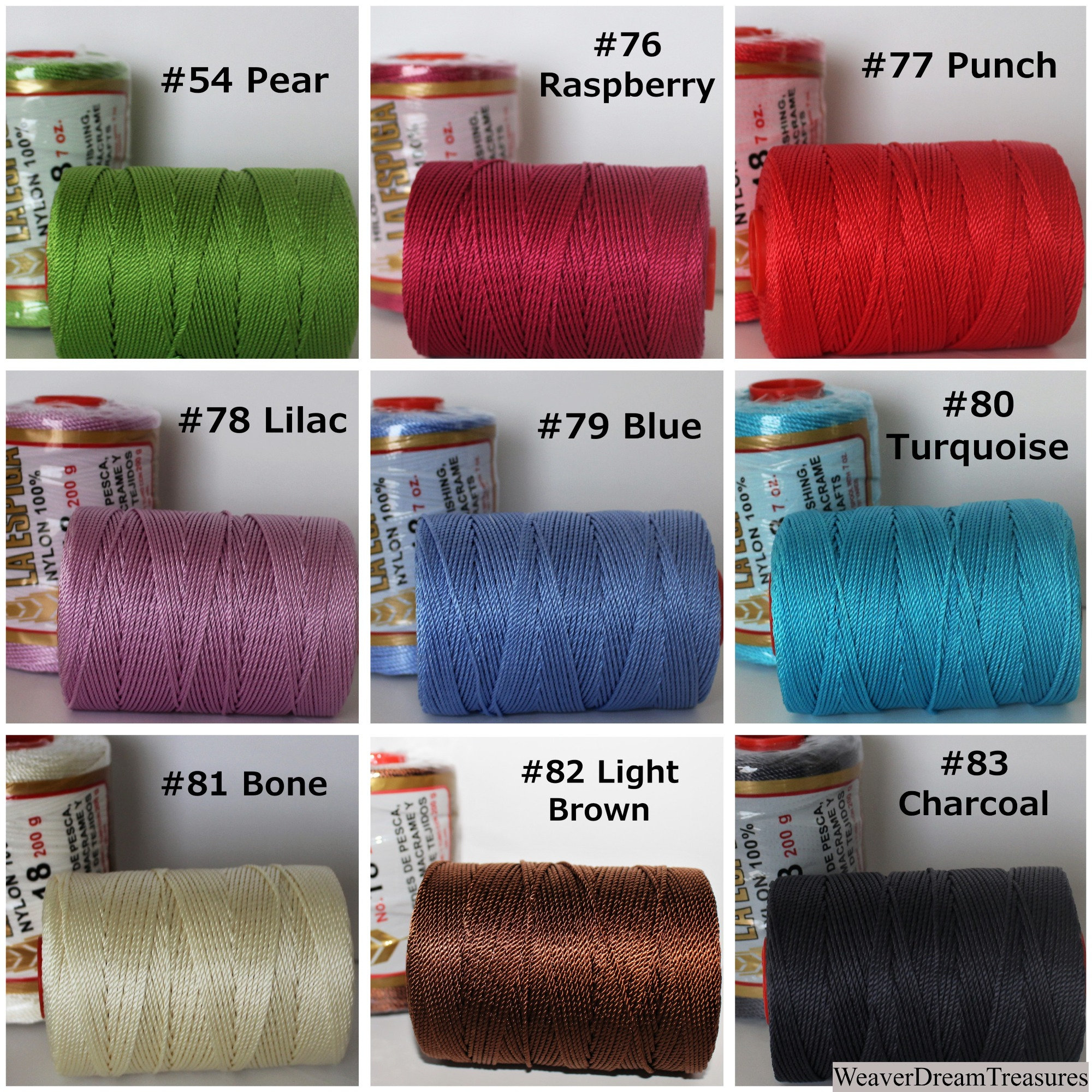 La Espiga 100% Nylon #18 Crochet Thread - 198g - Omega Threads – Len's Mill