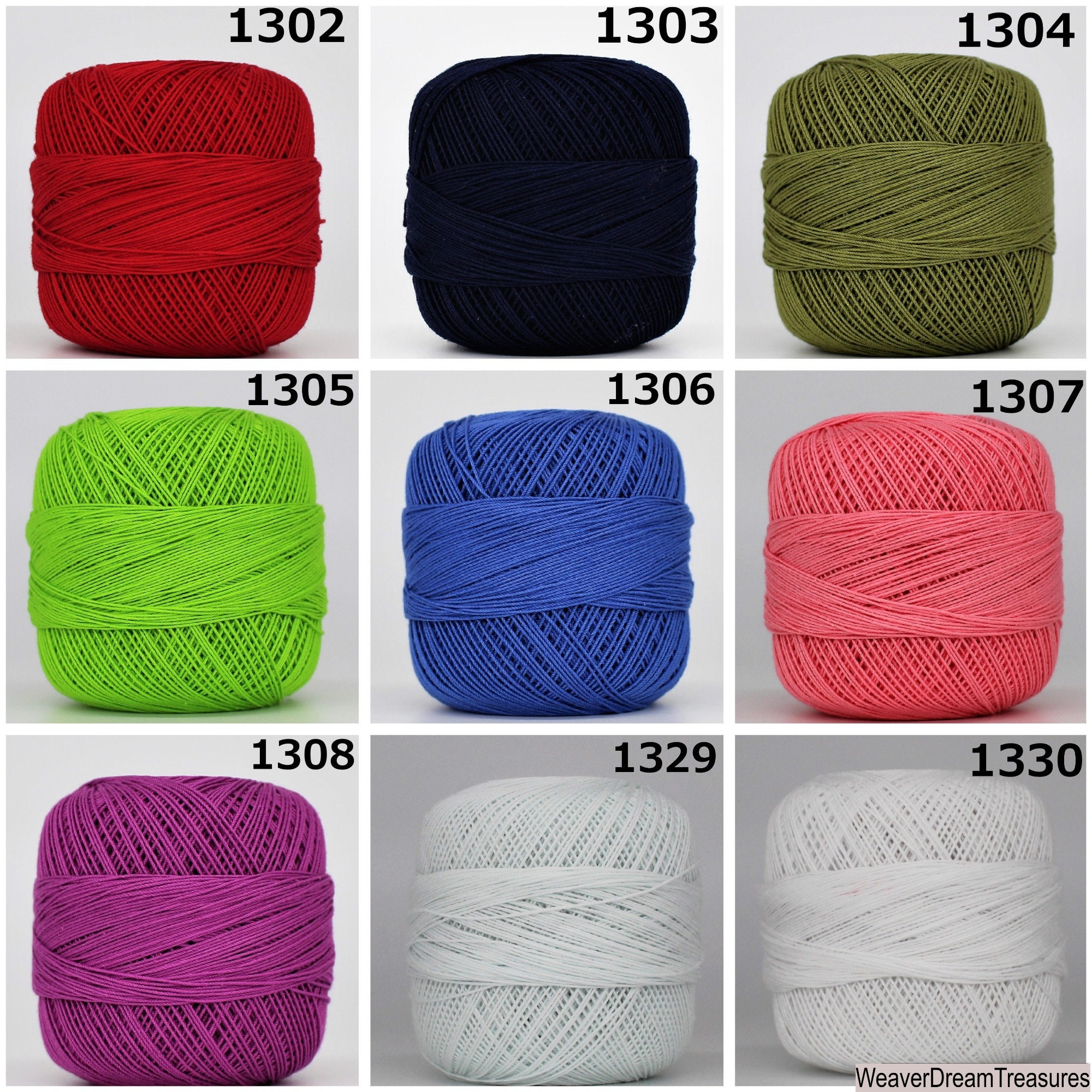 Crochet Thread Size 30 (30g) / Omega Crochet Thread / 100% Fine