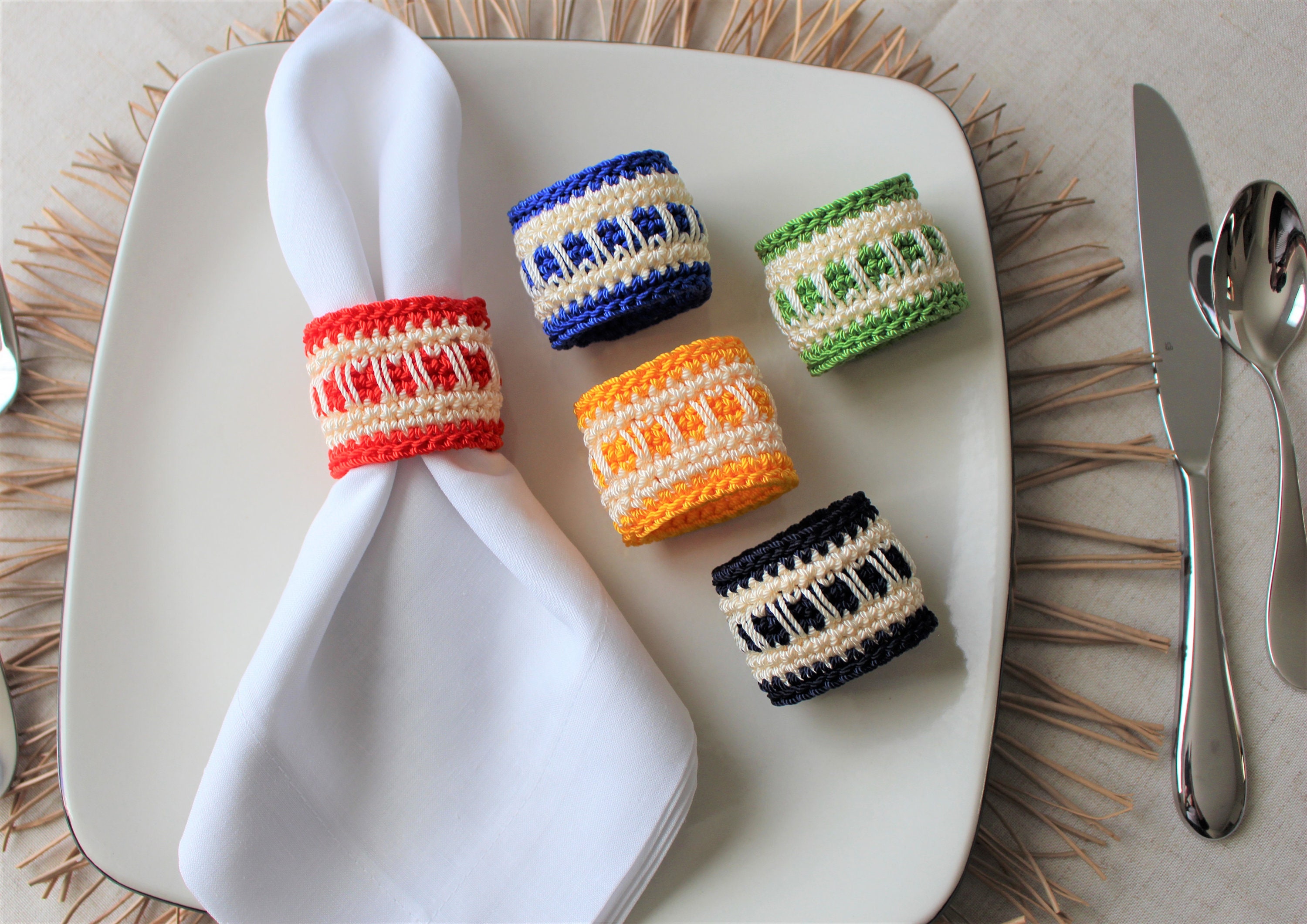 Crocheted Napkin Rings