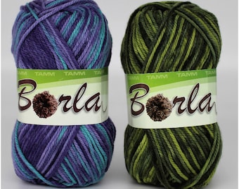 Borla by Omega (100grs) / 100% Acrylic Yarn/ Medium Acrylic Yarn / Knitting Yarn, Crochet yarn.