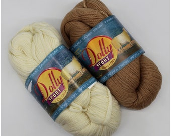 100% Australian wool Yarn / Dolly Sport Lana by Omega / Wool Yarn.