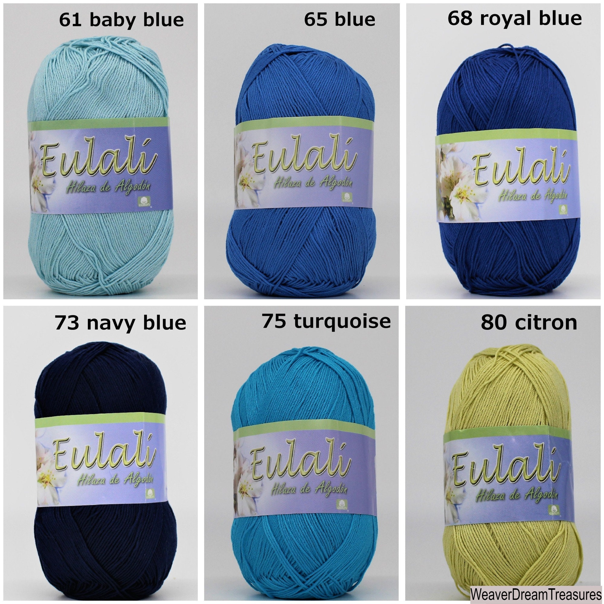 Eulali (100grs) Omega - Bright 100% Mercerized Egyptian Cotton