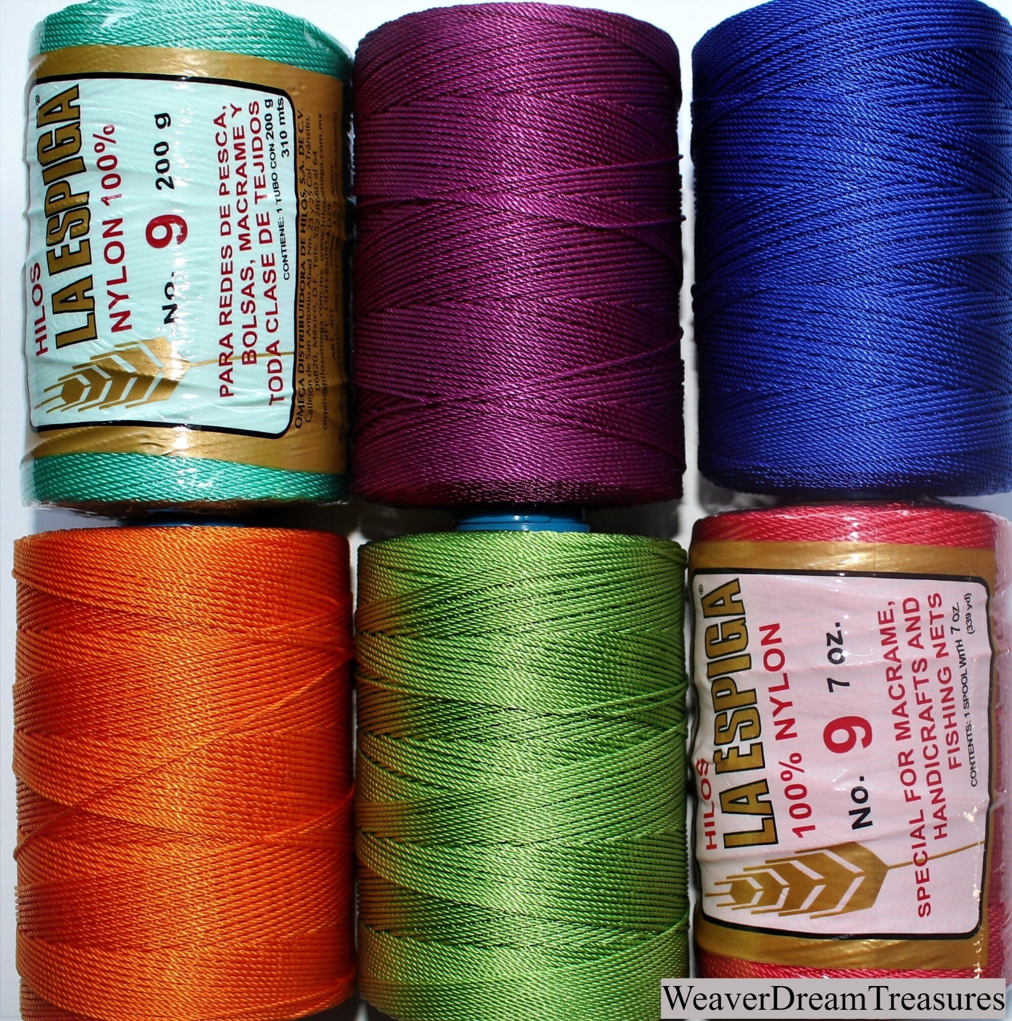 La Espiga No.18 Variegated omega 100% Nylon, Crochet Thread, Thread for  Crafts, Nylon for Knitting and Crochet, String Cord for Crochet. -   Israel