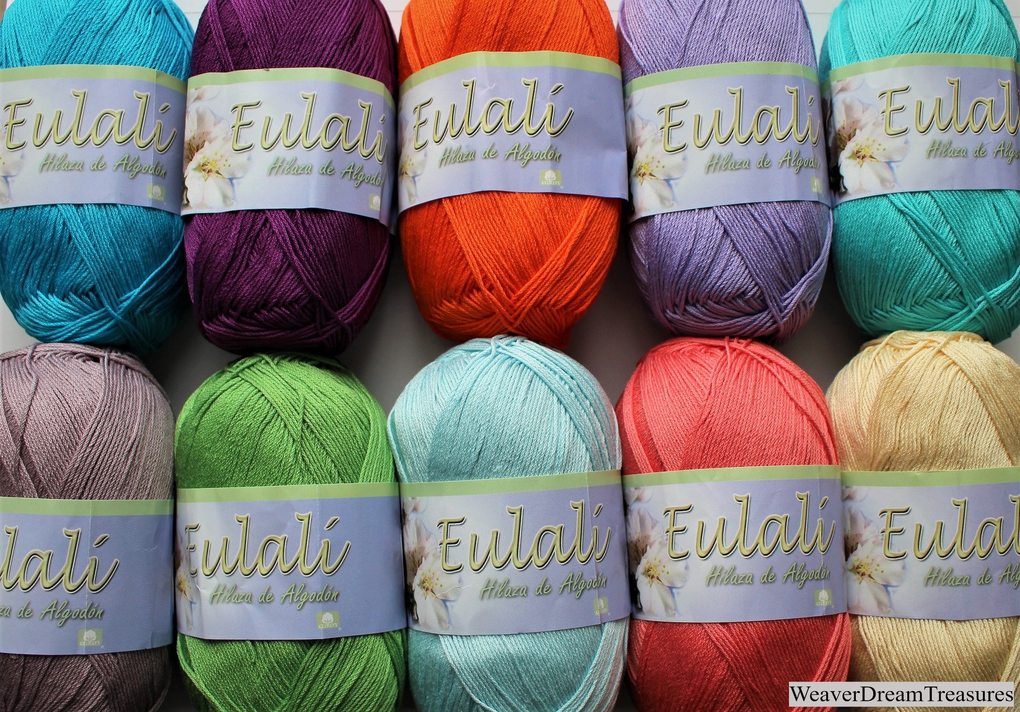 Eulali (100grs) Omega - Bright 100% Mercerized Egyptian