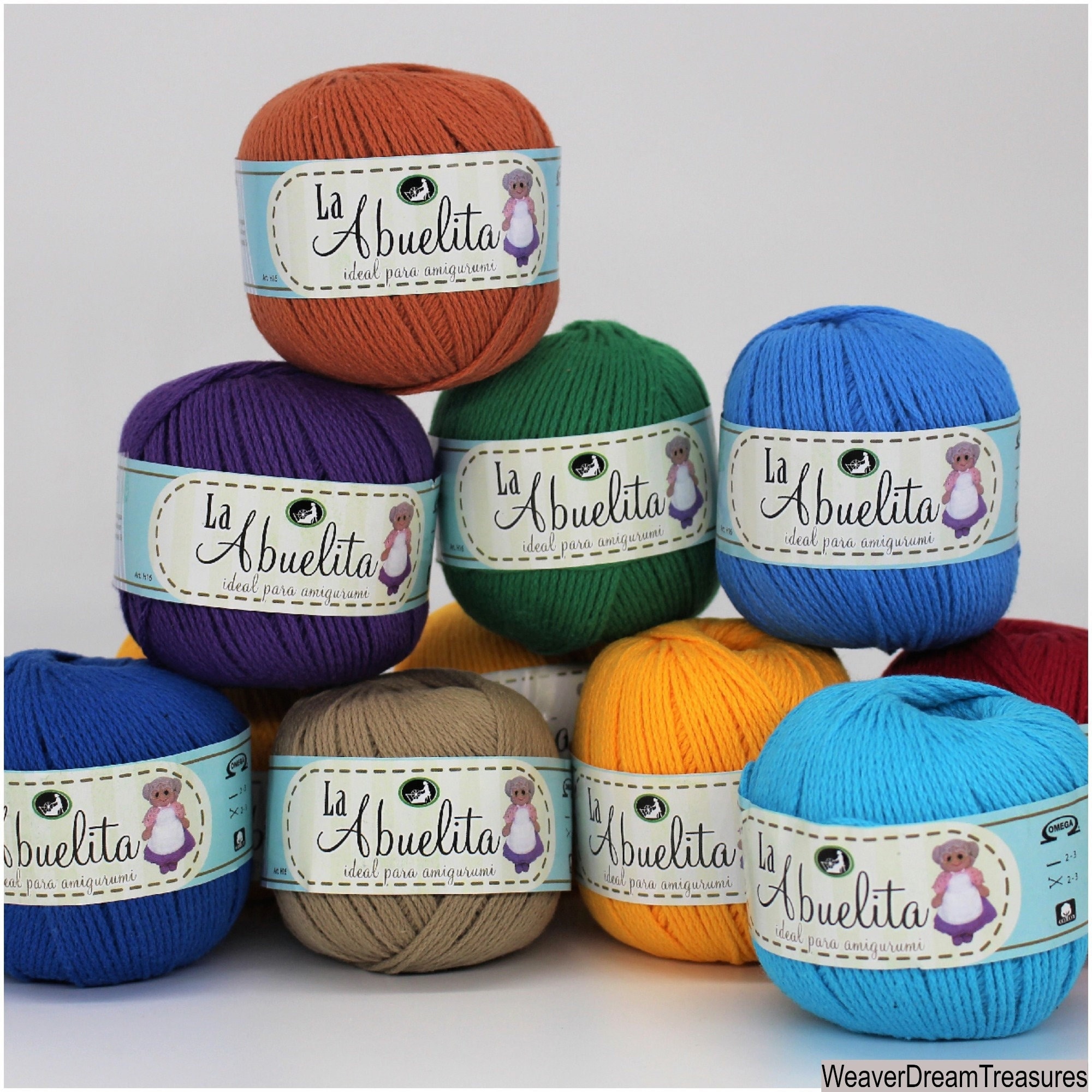 La Espiga No.18 Variegated omega 100% Nylon, Crochet Thread, Thread for  Crafts, Nylon for Knitting and Crochet, String Cord for Crochet. -   Israel