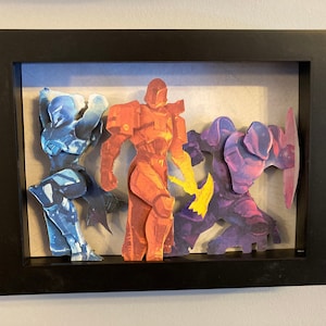 Destiny 3D Shadowbox Art - Titan