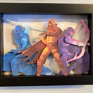 Destiny 3D Shadowbox Art - Hunter