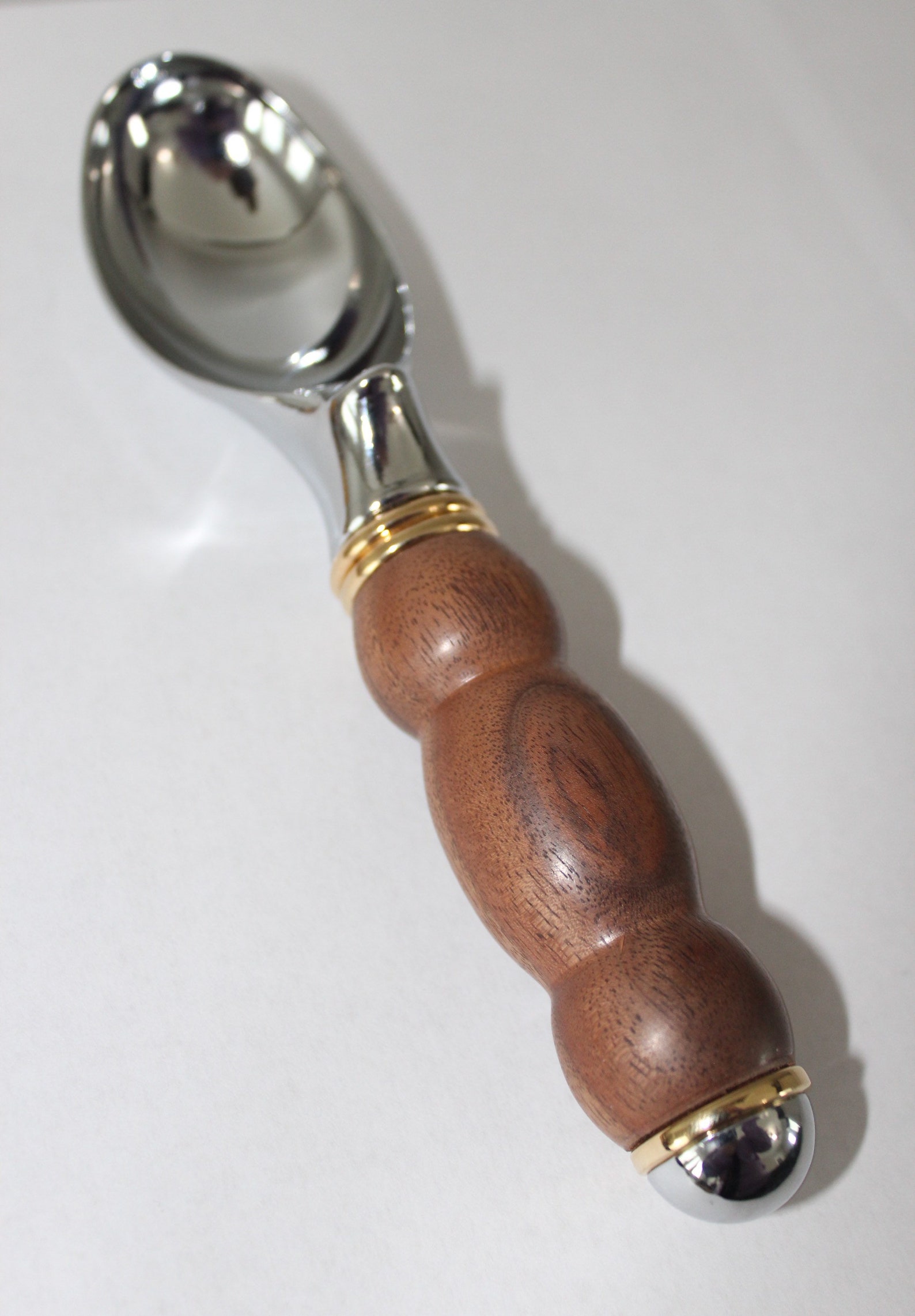Walnut Handle Ice Cream Scoop Etsy