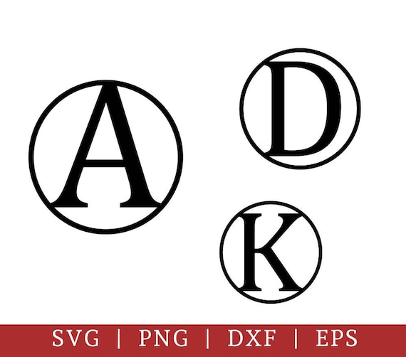 Monogram Svg Png Monogram Font Svg Monogram Alphabet Svg | Etsy