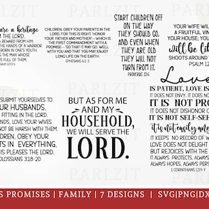 Family svg png, Prosperity svg, Christian svg, Bible verse svg, scripture svg, religious svg, inspiring svg, confession svg, eps, dxf