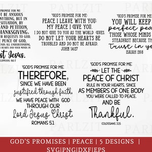 Peace svg, Prosperity svg, Christian svg, Bible verse svg, scripture svg, religious svg, inspiring svg, confession svg, eps, dxf
