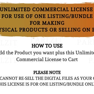 Unbegrenzte kommerzielle Nutzungslizenz für 1 SVG-Bundle/Eintrag