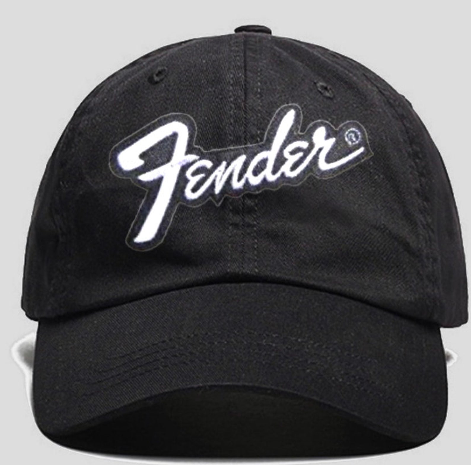 Fender Logo Baseball HatBall Cap AdultUnisex Etsy