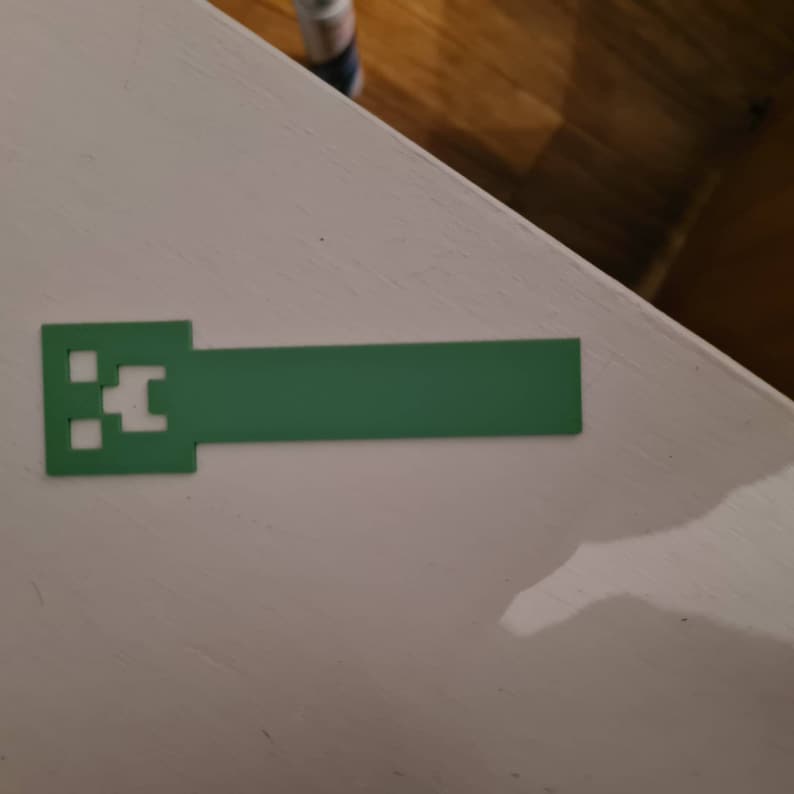 Minecraft Creeper Bookmark - Etsy
