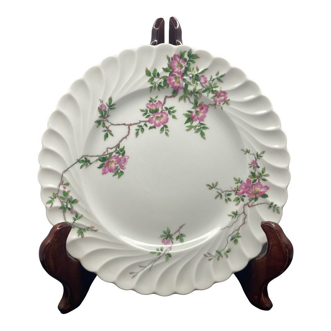 Haviland Limoges Eglantine Briar Rose 7piece Dinnerware Set Torse Pink