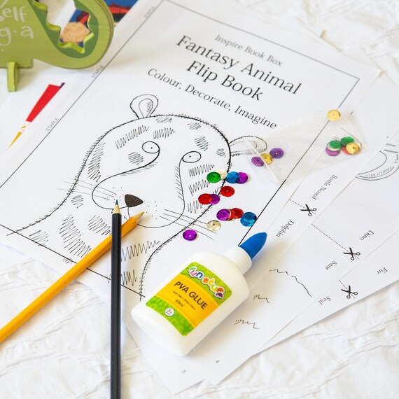 Fantasy Animal Flip Book Printable Craft Activity - Etsy