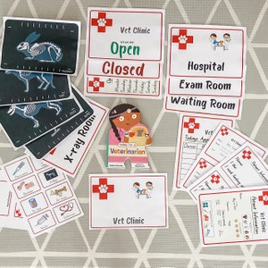 Vet Clinic Printable Play Pack