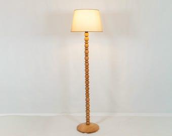 Handmade Wooden Floor Lamps – Modern Minimalist Standing Light, Scandinavian Rustic Home Lighting