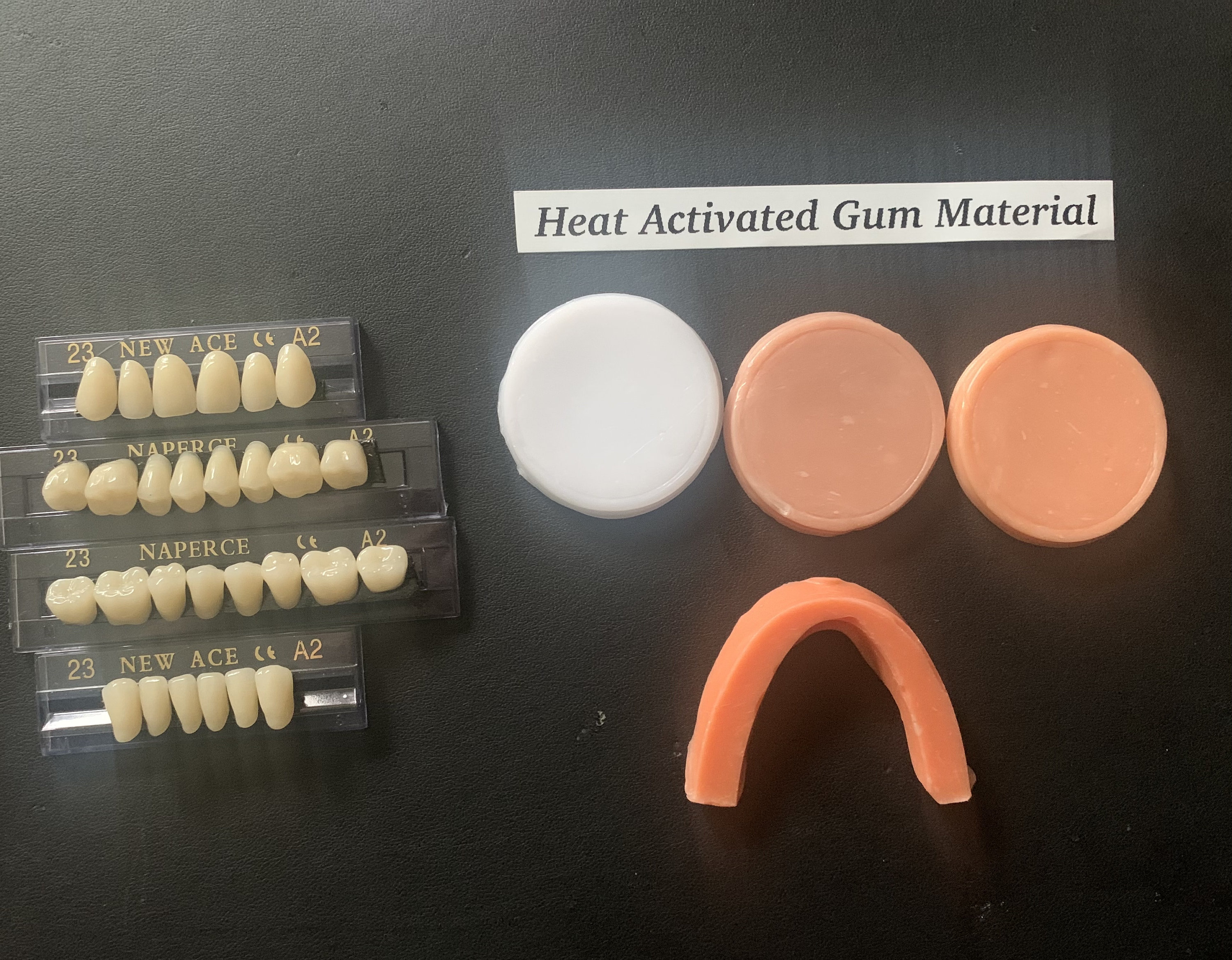 23/A2 Resin Teeth and Polymorph for DIY Denture Kit Etsy