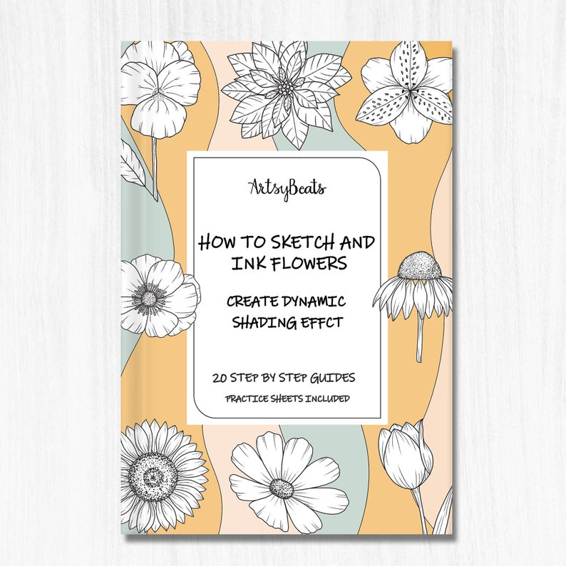 How to Draw Flowers for Beginner, Step by Step Flower Workbook ...