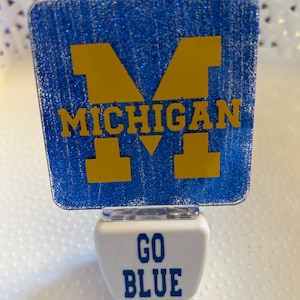 University of Michigan night light LED blue light plug in