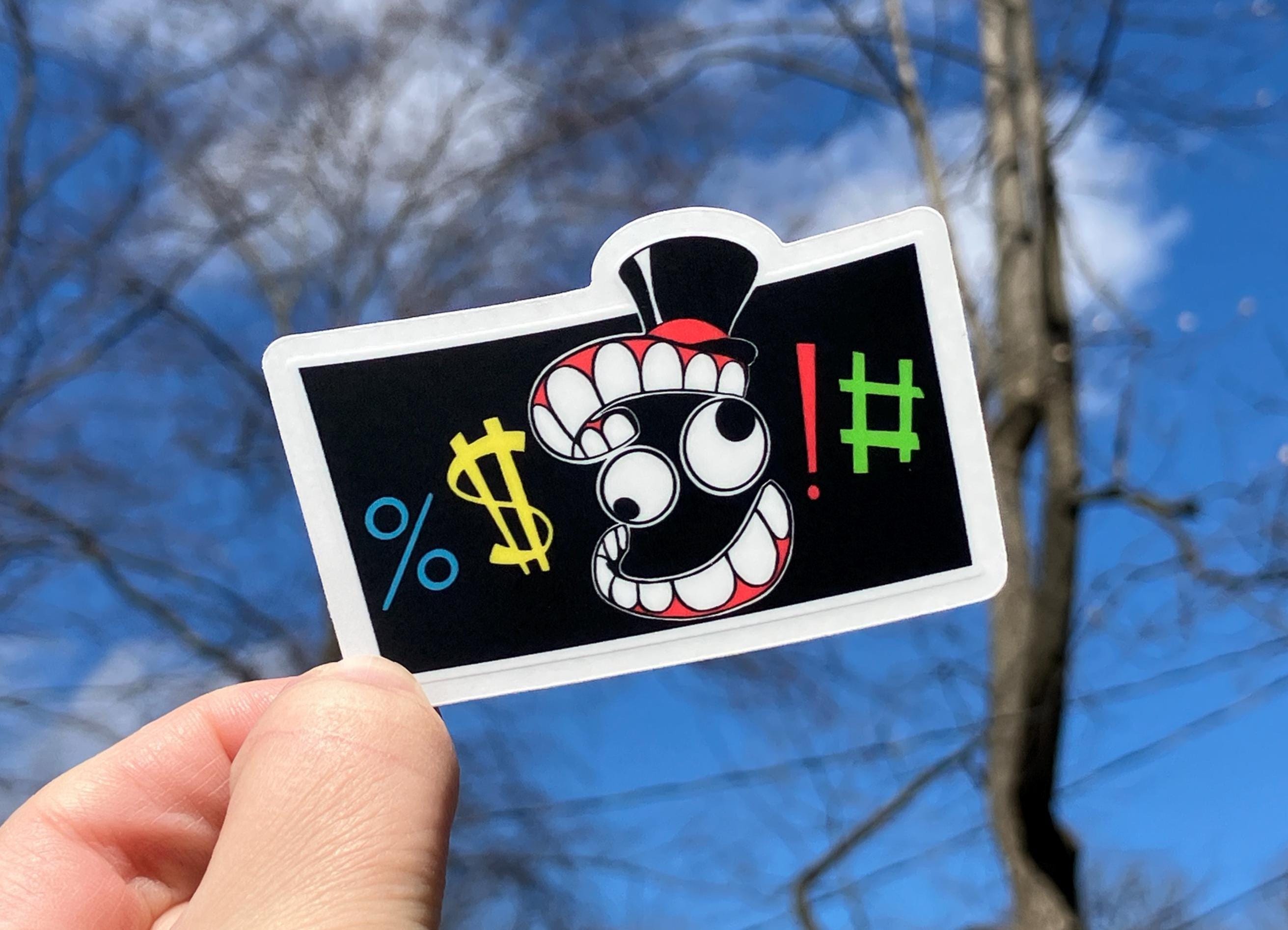 The Amazing Digital Circus Bleep Censor Bar Vinyl Sticker - Etsy