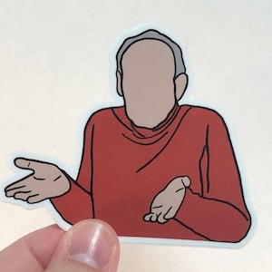 Guess I&#39;ll Die Meme Vinyl Sticker
