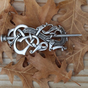 Norse Viking Hairpin Clip - Viking Designed Hairpin For Women -  Medieval Cosplay Hair Accessories Pin Clip For Women And Girls