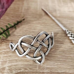 Celtic Soulmate Knot Hair Pin, Viking Hair sticks, Hair Sticks, Hair Clip