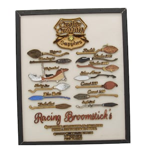 Wizard Quality Racing Broomstick Sign |  Wizard Wall Art, Home Decor |  Wall Decor |   Gift, Art