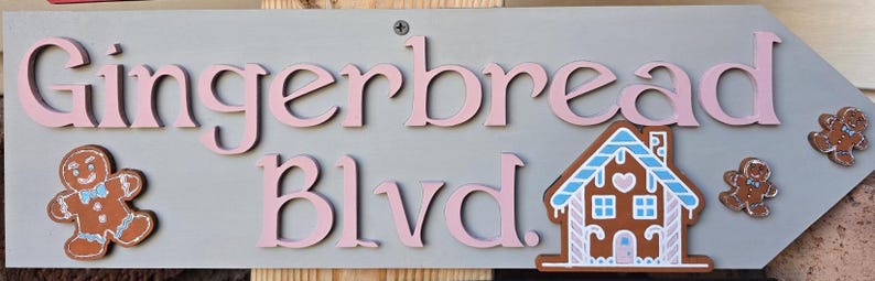 Winter/ Christmas Directional Signs | Direction Signpost | Street Signs ...