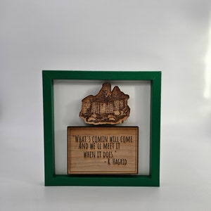 Wizard Hut Print and inspiring quotes| Wizard wall art| gift| Magical prints|Wizard school| Wizard art
