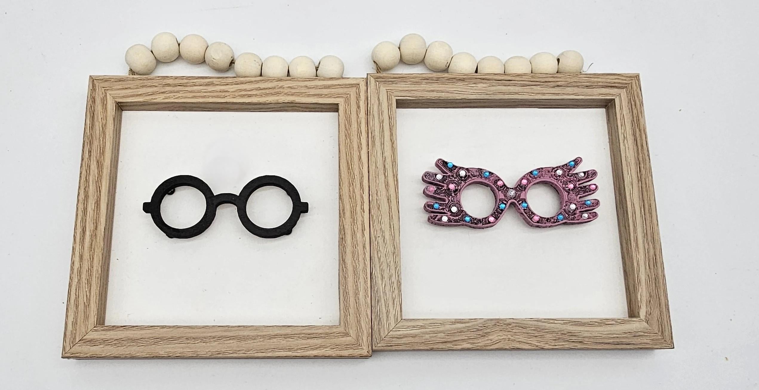 Zauberer Brille mit Perlen, Zauberer Kunst, Zauberer Dekor, Zauberer Wand Kunst, Zauberer Zimmer, Zauberer Schule, Zauberer Wappen, Zauberer Zuhause, Zauberer Symbol