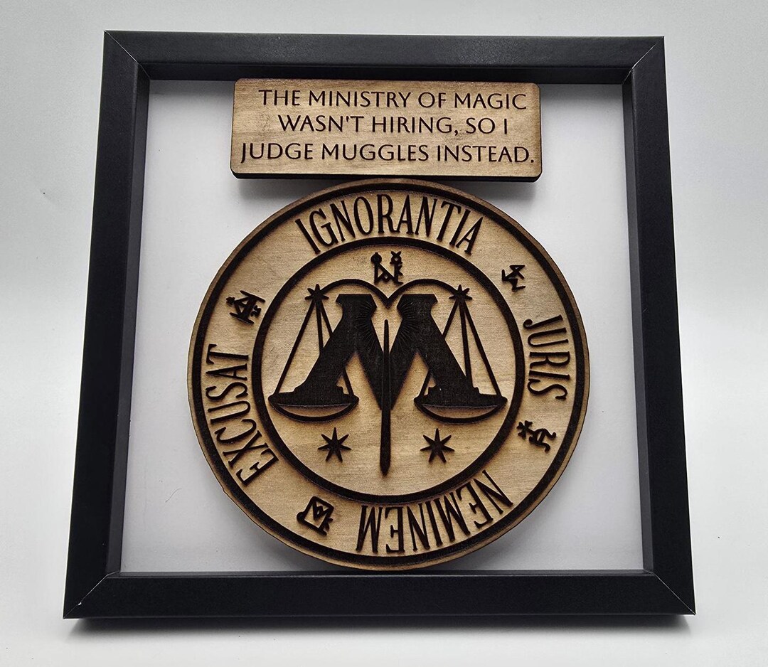 Wizard Ministry Judge Sign, Funny Wizard Decor - Etsy