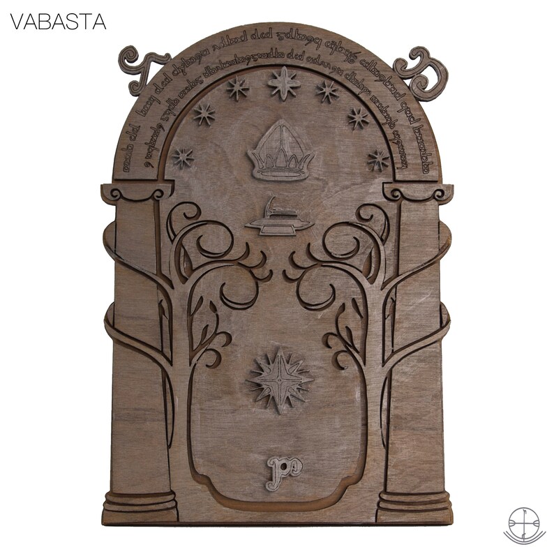 The Doors of Durin Inspired Fairy Door Etsy