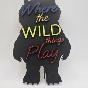 Where the Wild Ones Play playroom sign| kid room signs| room signs|