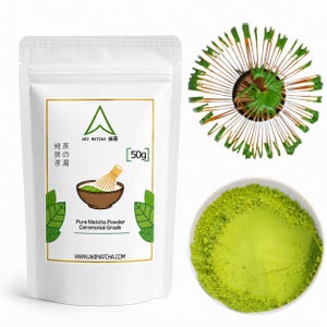 Matcha Saemidori Cultivar from Shizuoka | By AKI MATCHA - Stone Milled - First Harvest  Ceremonial grade matcha - Size 50g