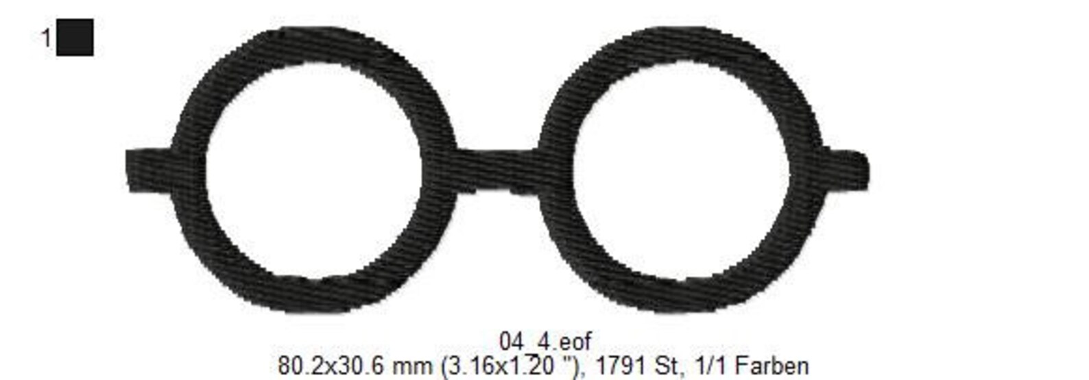 Embroidery bundle glasses embroidery design sunglasses Etsy