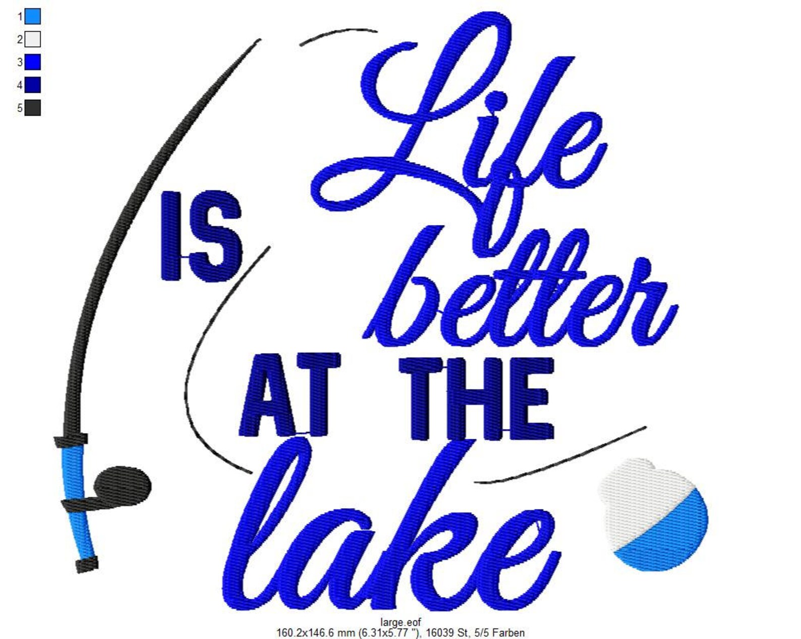 Fishing embroidery sybju fishing rod embroidery design  etsy Fishing embroidery sybju fishing rod embroidery design  etsy