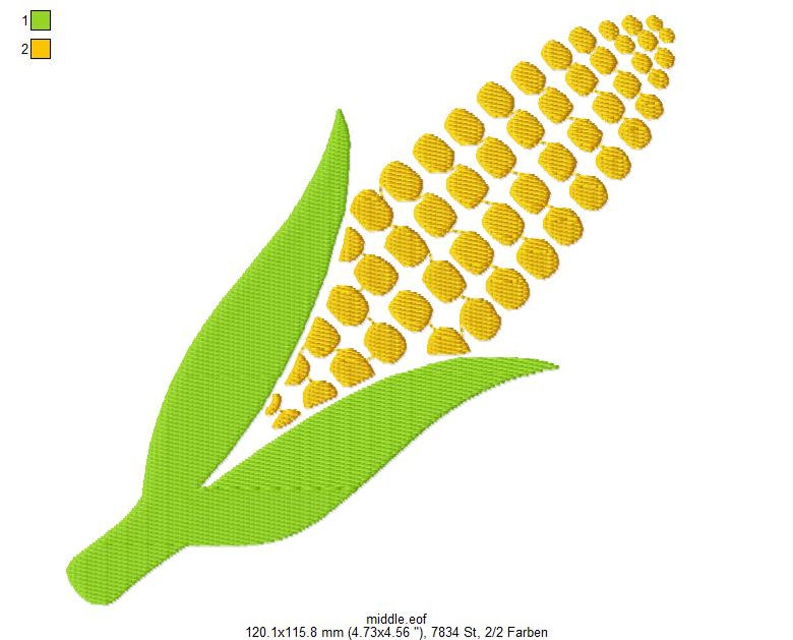 Corn Embroidery Design Thanksgiving Embroidery Designs Farm Etsy