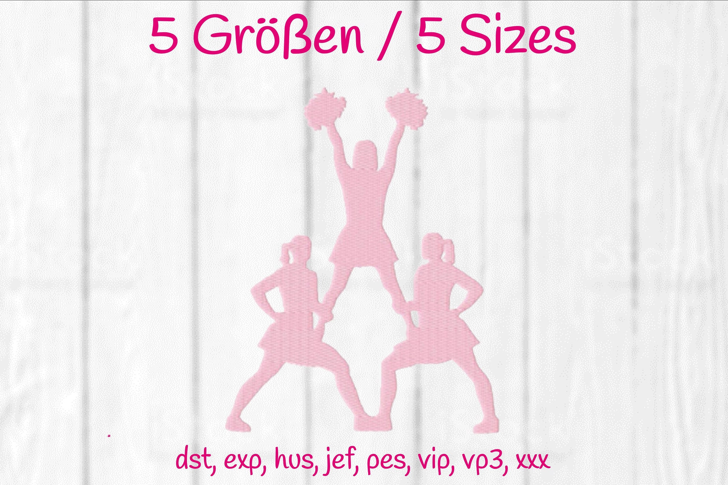 Stickdatei Cheerleading Stickdatei Tänzerin Stickdatei Etsy