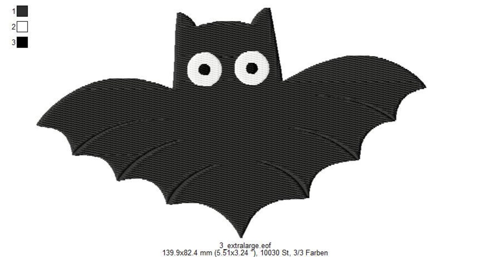 Bat embroidery design halloween embroidery designs  etsy Bat embroidery design halloween embroidery designs  etsy