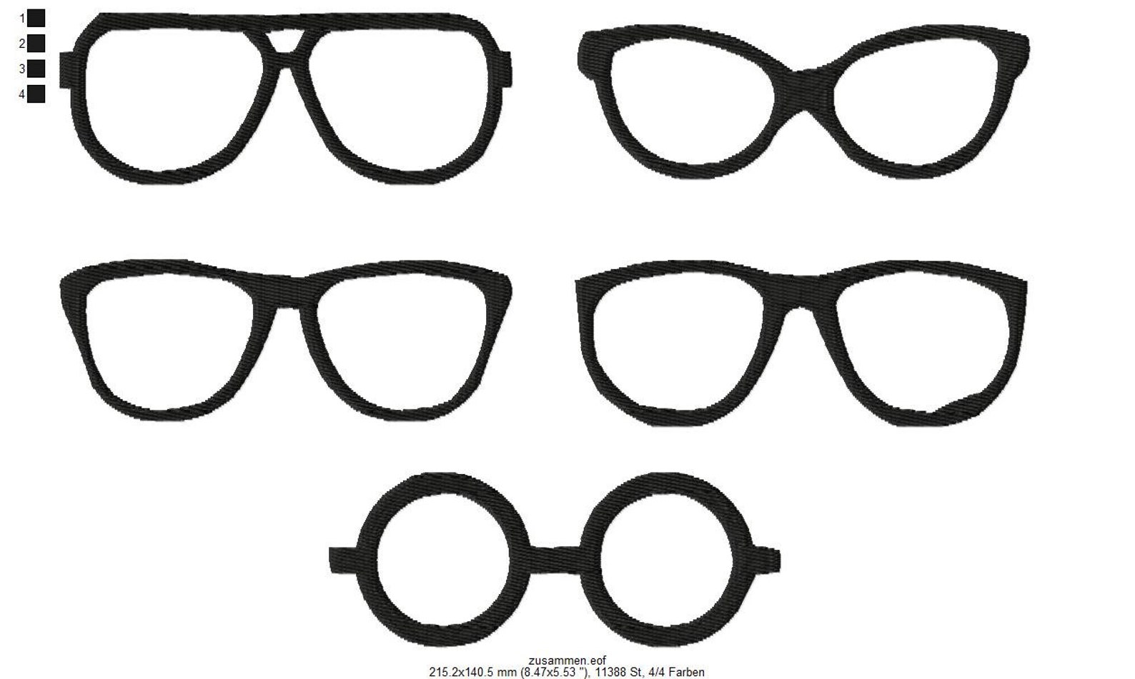 Jesse C. Mault bundle glasses jessecmault design sunglasses  etsy