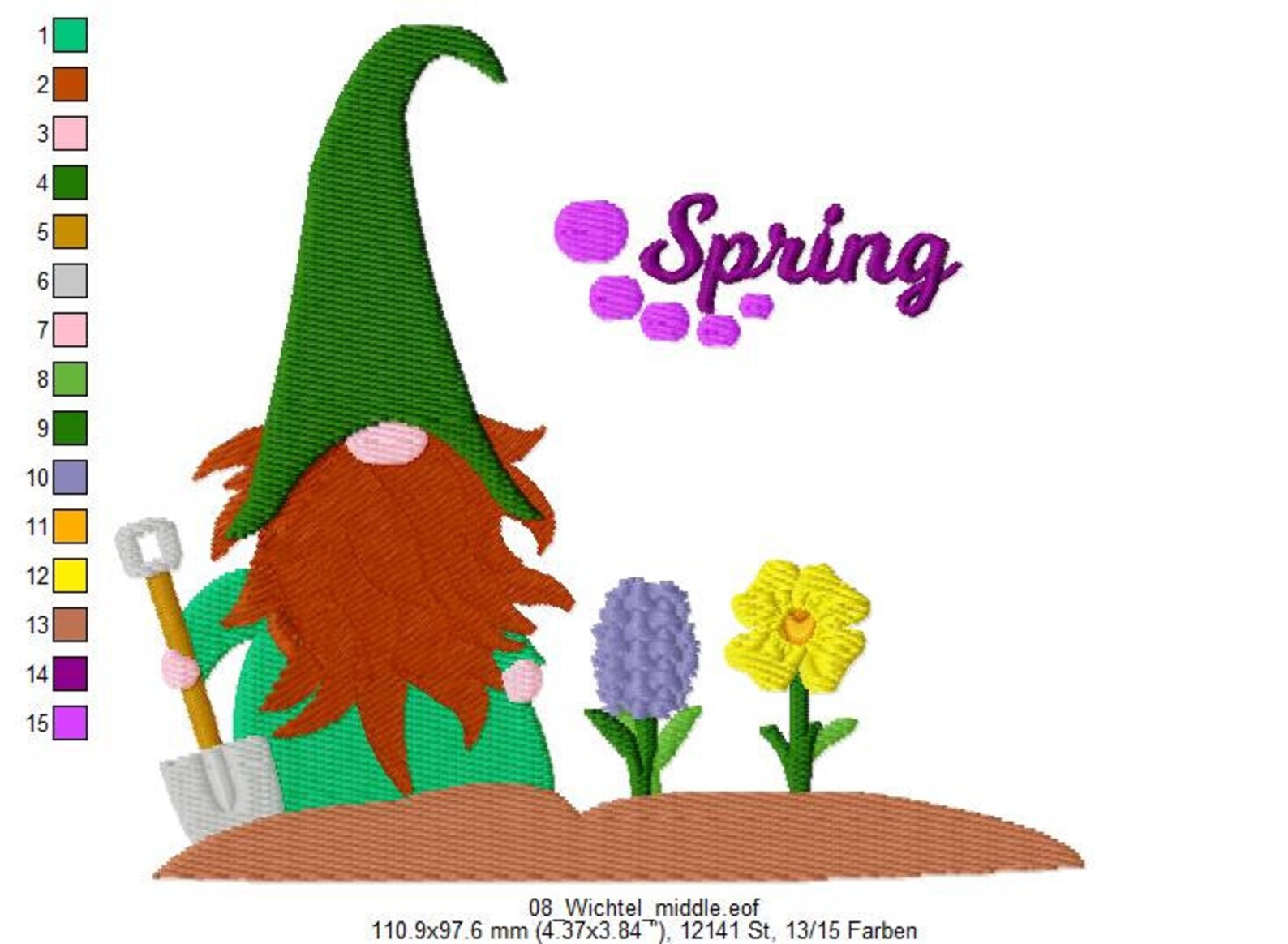 Machine jessecmault gnome spring gnomes jessecmault pattern  etsy