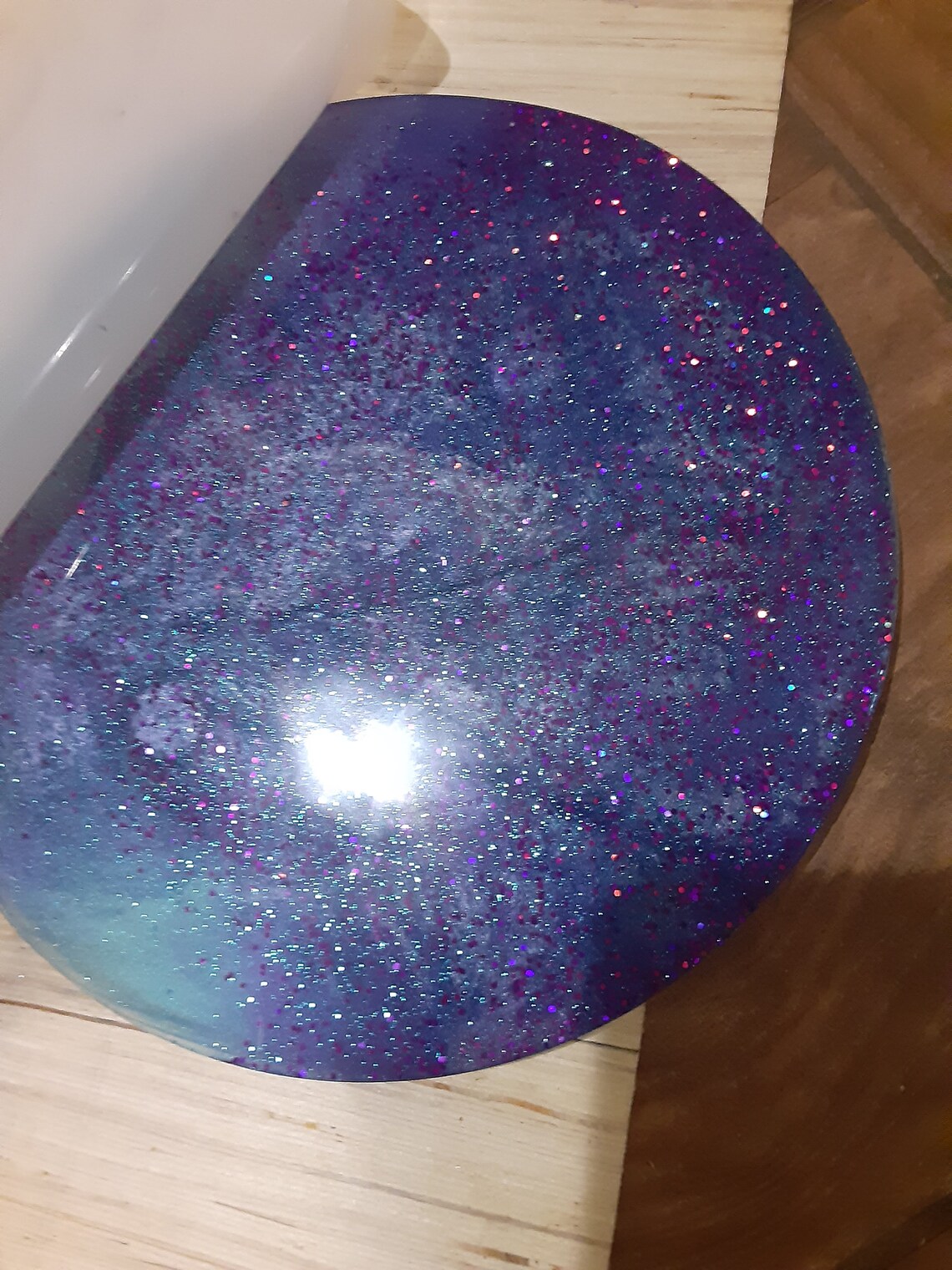 Handmade epoxy resin handheld makeup mirror Etsy