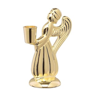 Guardian Angel brass candle holder designed by Carl-Einar Borgström - Skultuna | Swedish Scandinavian Design