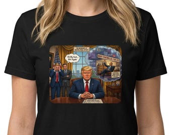 Camiseta "Morando de Graça com Obama": Camiseta de Humor e Sátira Política