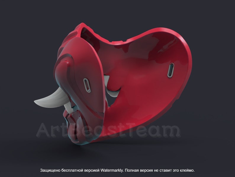 Samurai Traditional mask for 3d printing GHOST OF TSUSHIMA, 3D Model Digital File, Stl image 3