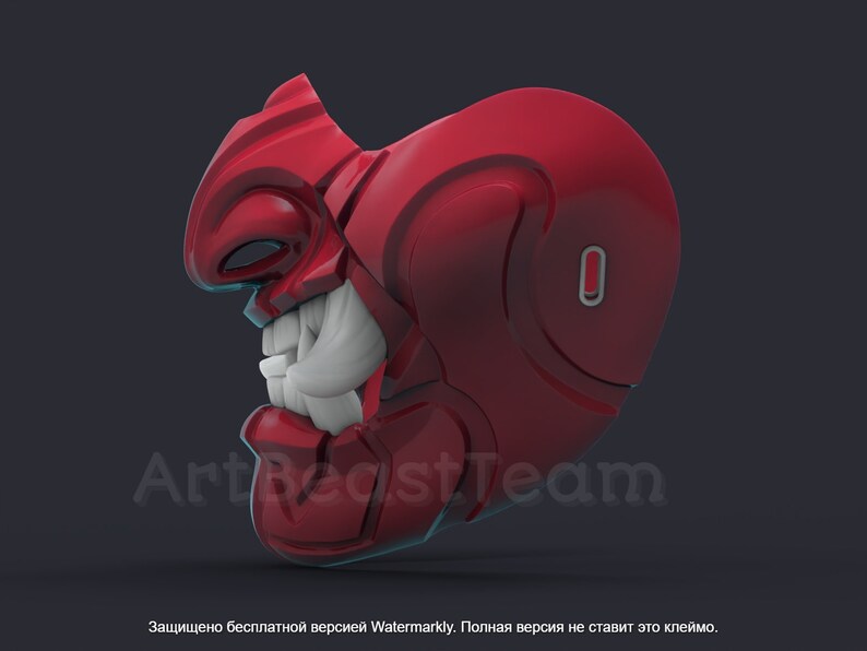 Samurai Traditional mask for 3d printing GHOST OF TSUSHIMA, 3D Model Digital File, Stl image 4